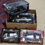 Boxed diecast cars including Burago