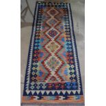 A Choli Kilim runner, 193cm x 67cm