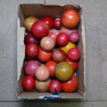 A quantity of stained ivory snooker balls, Approx 30