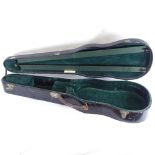 Antique wooden violin case