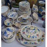 Mason's Regency pattern plates, jugs, tureen etc