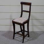 A Regency mahogany clerk's chair
