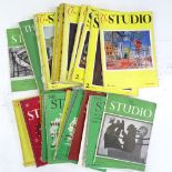 A vast collection of the Studio magazine, mainly 1930s to 50s