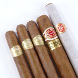 5 cigars, 3 Por Larranaga Petit Coronas, 1 Romeo Y Juliette Short Churchill, 1 Fonseca No. 1 (5)