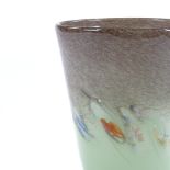 A Monart coloured Studio glass vase, height 23cm, rim diameter 19cm