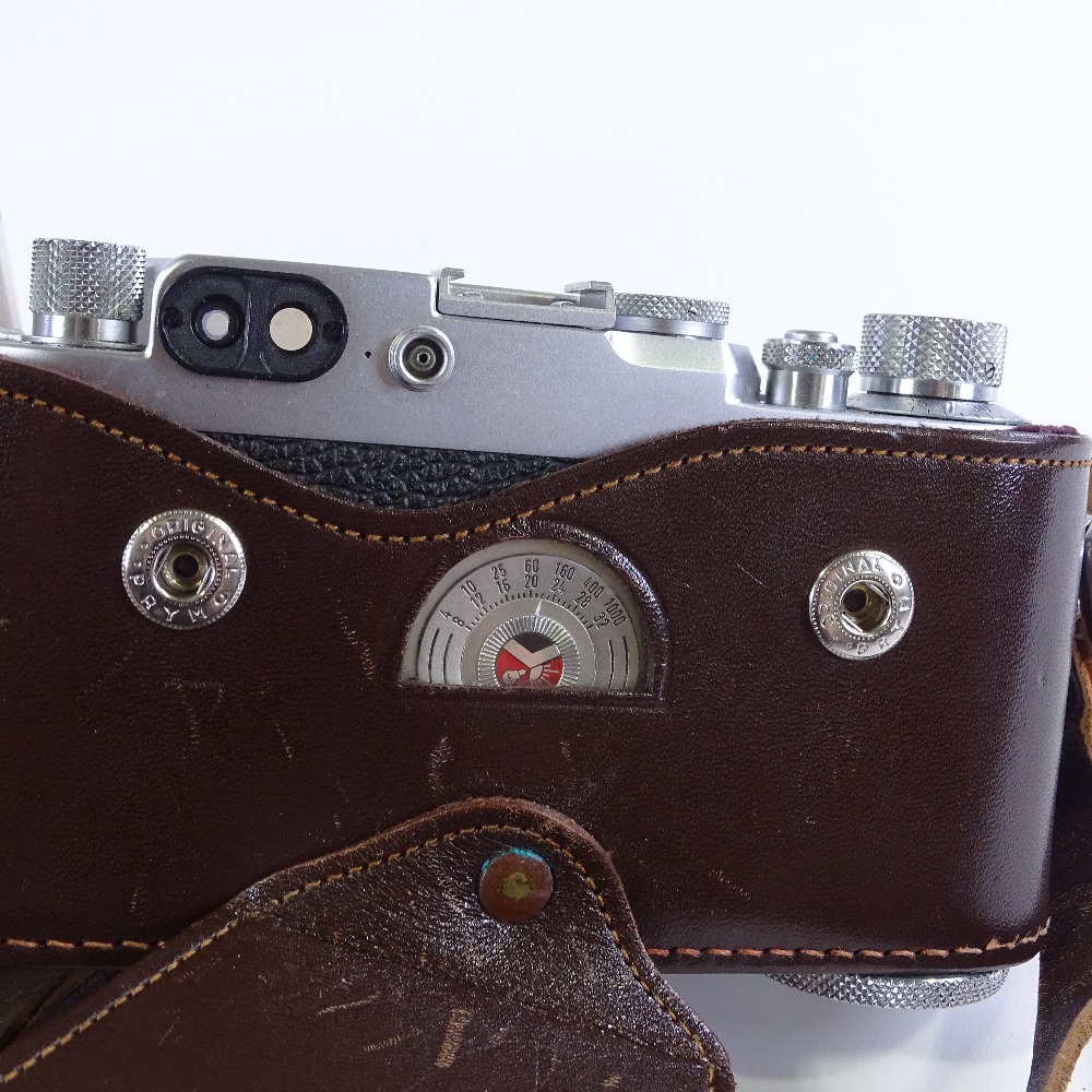 A Leica 111G camera, serial no. 968523, with original Leica lens, leather case, original box, and - Image 2 of 4