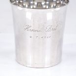 A Norwegian silver flared beaker, by David Andersen, pattern no. 7556, height 7cm, 3.1oz
