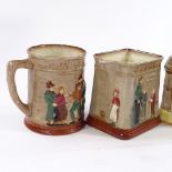 4 Royal Doulton Dickens ware pottery jugs (4)