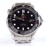 OMEGA - a stainless steel Seamaster Professional Co-axial Chronometer 300M automatic wristwatch,