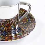 Damien Hirst, coffee cup and saucer "Doorways to the Kingdom of Heaven" 2007