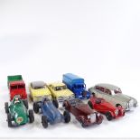 A group of 10 diecast Dinky Toys, unboxed