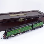 A Hornby OO gauge SR 4-6-2 West Country Class Exeter Locomotive, 21C101, in presentation box