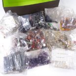 Ex-jeweller stock - large quantity of mainly gemstones and loose hard stones, including ruby, lapis,