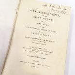 Samuel Ireland, picturesque views on the River Medway, published 1793, leather-bound, height 23.5cm