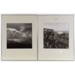 David Herrod, 2 original photographs, Lake District, signed in pen, Exhibition details verso,