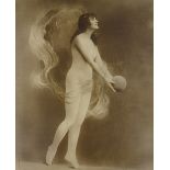 A French School, erotic photograph circa 1910, image size 23" x 19", unframed