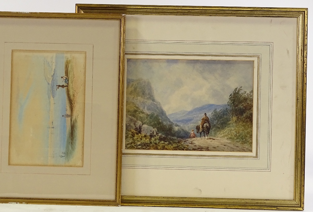 4 various 19th century watercolours, framed (4) - Image 3 of 4