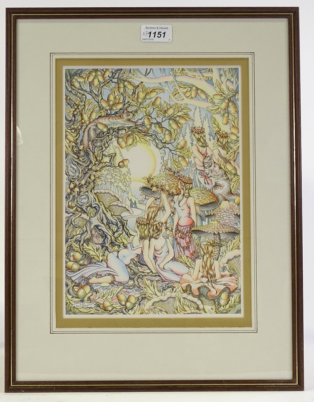 Ivor Robards, 3 watercolours, fairy tale illustrations, framed (3) - Image 2 of 4