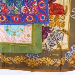 3 designer silk scarves, by Liberty, Aquascutum, and Garrard (3)