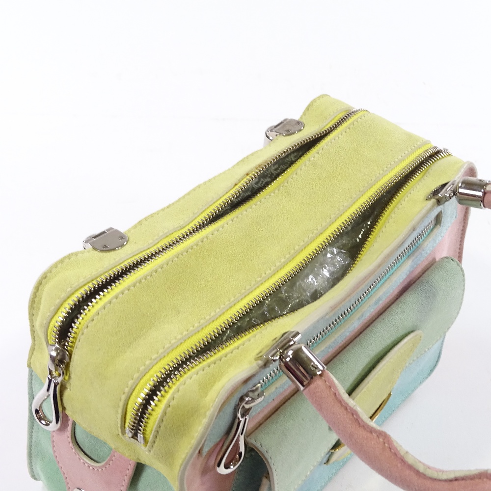 An Escada multi-colour suede handbag, boxed - Image 3 of 3