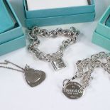 WITHDRAWN 3 pieces of Tiffany & Co jewellery, including Return to Tiffany necklace (3)