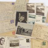 A collection of German Second War Period postcards