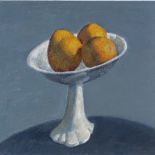 Aleksandr Freidin (Russian 1926 - 1987), oil on board, still life oranges, signed verso with date