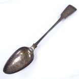 A George IV silver Fiddle pattern gravy spoon, by George Ferris, hallmarks Exeter 1820, length 31cm,