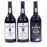 3 bottles of Port; Dows Vintage 1983, Warre's Vintage 1985, and LBV 1981 (3)