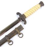 A reproduction German Army dagger