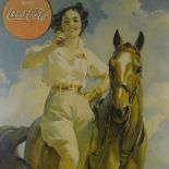 Haddon Sundblom (1899 - 1967), an original printed Coca-Cola advertising poster, circa 1930s-40s,