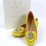 A pair of Charlotte Olympia lady's shoes, size 38.5 (6)