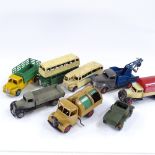 Dinky Meccano working vehicles, including Commer Tow Truck (8)