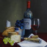 Peter Kotka (born 1951), oil on panel, 1994 Chateau D'Angludet, signed, 20" x 18", framed