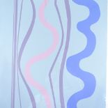 Ian Marshall, screen print, abstract 1969, sheet size 30" x 21", unframed