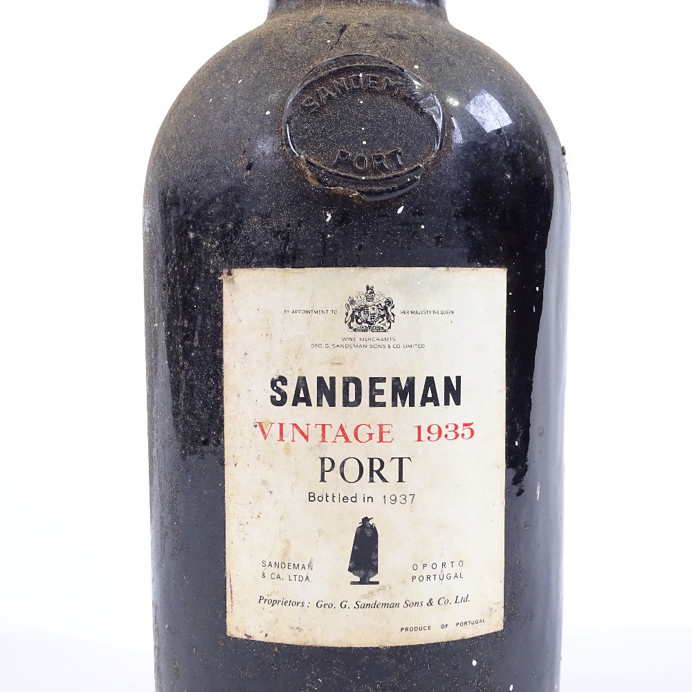 A magnum bottle of Sandeman Vintage 1935 Port, bottled in 1937 - Image 2 of 4