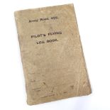 A First War Period Pilot's Flying Logbook dated 1918