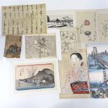 A folder of Japanese prints (13)