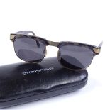Giorgio Armani men's sunglasses, cased