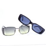 2 pairs of Gucci sunglasses