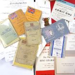 Olympic Games interest, a collection of ephemera, including 1932, 1936 (2) Winter Olympics Collector