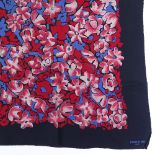 Cerruti 1881 Paris, floral pattern silk scarf, 85cm square
