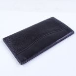 Dunhill black leather wallet, made in Italy, length 19.3cm