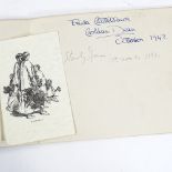 Stanley Spencer (1891 - 1959), Penguin Modern Painters Series, signed inside cover by Spencer 1947