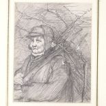 4 various drawings, including works by Gordon Browne, D W Burley, and Helen Jacobs, mounted (4)