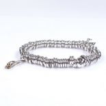 A silver Links of London charm bracelet, 66g