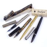 A group of Vintage pens