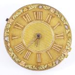 A 19th century fusee lever pocket watch movement, by Ham of Skinner Street, London, with 3-colour