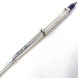 A Victorian hallmarked silver pen Birmingham 1895 A/F