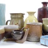 A collection of Studio pottery, including works by Mike Dodd, Jack Kenny, Joanna Howells, and